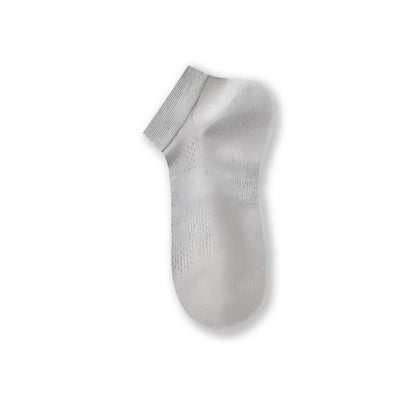 Plusock Air Mesh Sheer Ankle Socks(4 Pairs) - Warm Grey - EU39-45(US6-11) - image 10