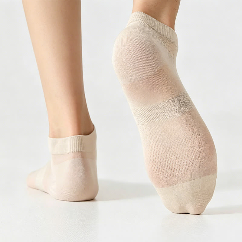 Plusock Air Mesh Sheer Ankle Socks(4 Pairs) - image 5