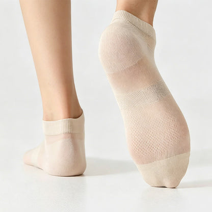 Plusock Air Mesh Sheer Ankle Socks(4 Pairs) - image 5
