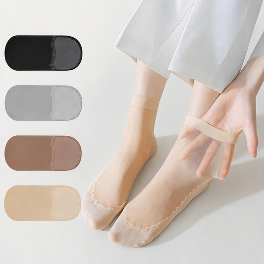 Plusock Sheer Comfort  Quarter Socks(8 Pairs) - Multicolor*2 - EU35-39(US2-6) - image 0