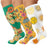 Multicolor(3 Pairs) / 2XL