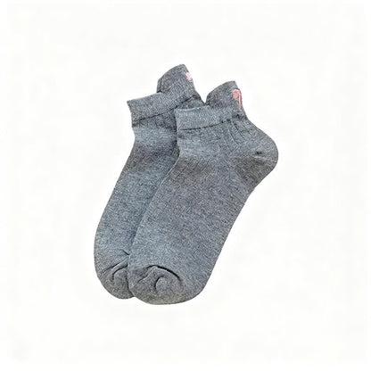 Plusock Airy Mesh Low Cut Ankle Socks(6 Pairs) - Dark Grey - EU36-40(US3-7) - image 5