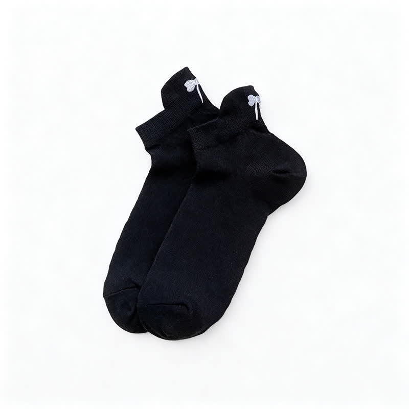 Plusock Airy Mesh Low Cut Ankle Socks(6 Pairs) - Black - EU36-40(US3-7) - image 3