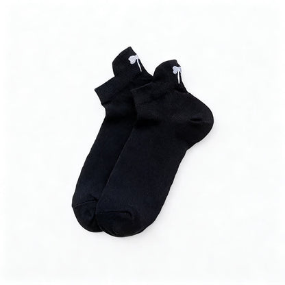 Plusock Airy Mesh Low Cut Ankle Socks(6 Pairs) - Black - EU36-40(US3-7) - image 3