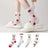 Plusock Polka Mesh Sheer Quarter Socks(4 Pairs) - image 0