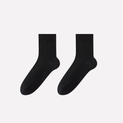 Plusock Soft Argyle Knit Quarter Socks(4 Pairs) - Black - EU40-45(US7-11) - image 6
