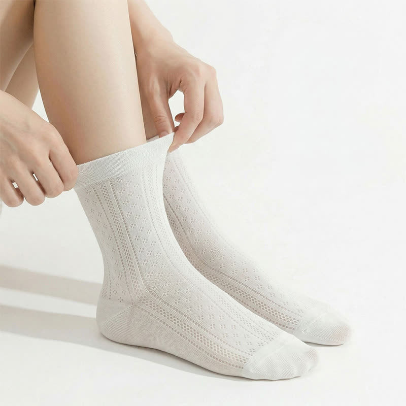 Plusock Breathable Air Mesh Quarter Socks(7 Pairs) - image 2