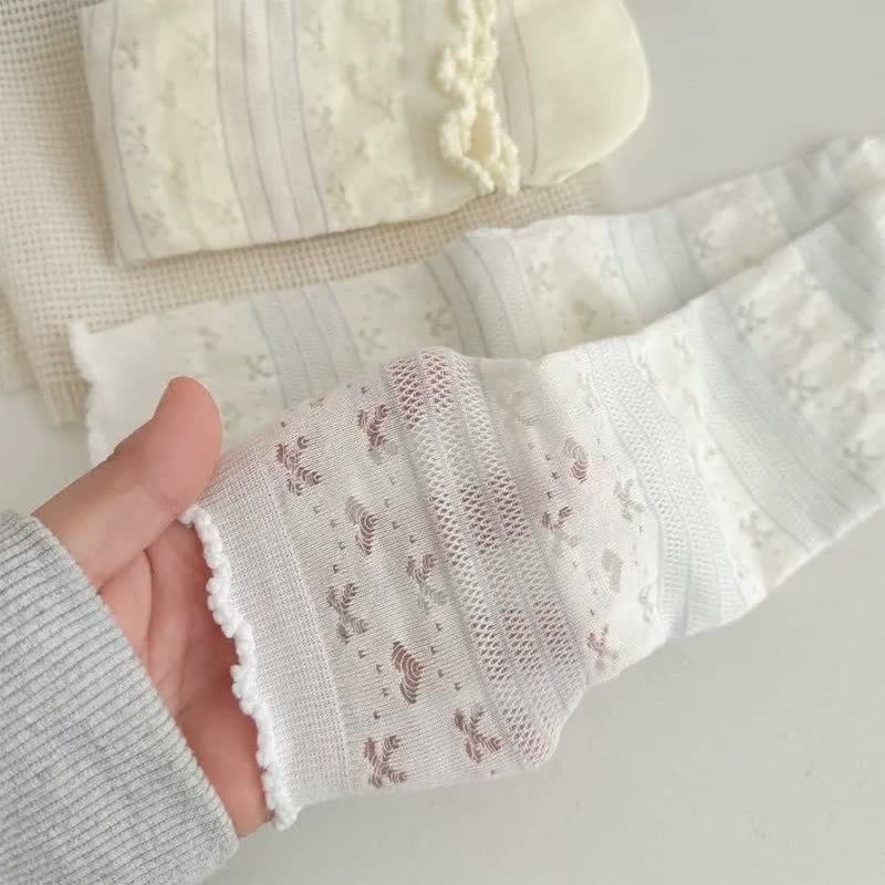 Plusock Soft Jacquard Quarter Socks(5 Pairs) - image 9