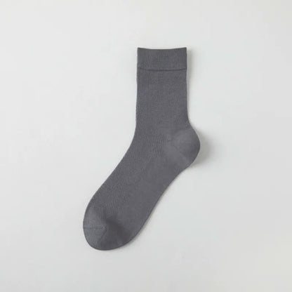 Plusock Air Mesh Quarter Socks(6 Pairs) - Dark Grey - EU35-43(US2-9) - image 5