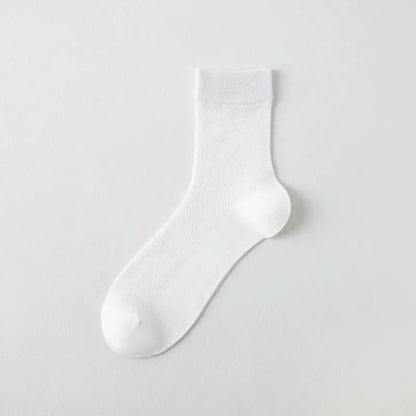 Plusock Air Mesh Quarter Socks(6 Pairs) - White - EU35-43(US2-9) - image 6
