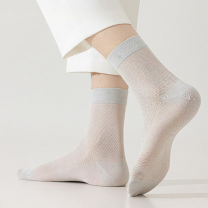 Plusock Air Mesh Quarter Socks(6 Pairs) - image 1