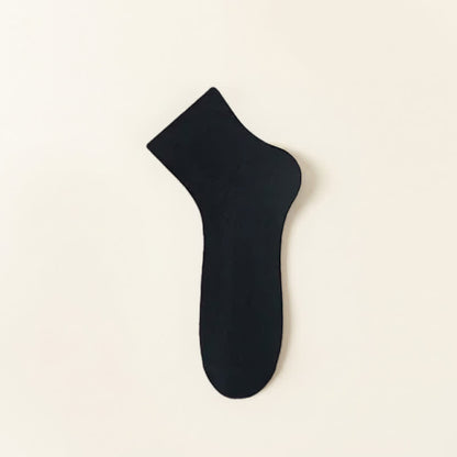 Plusock Sheer Mesh Quarter Socks(5 Pairs) - Black - EU40-44(US7-10) - image 6