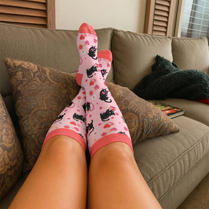 Plusock Plus Size Sweetheart Checkered Compression Socks - image 3