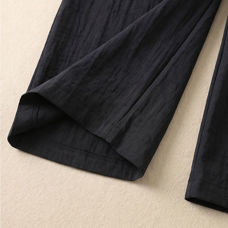 Plusock High Waist Draped Wide Leg Pants - image 14