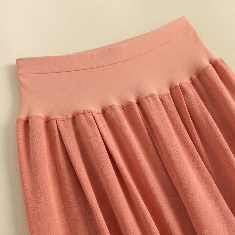 Plusock High Waist Draped Wide Leg Pants - image 4