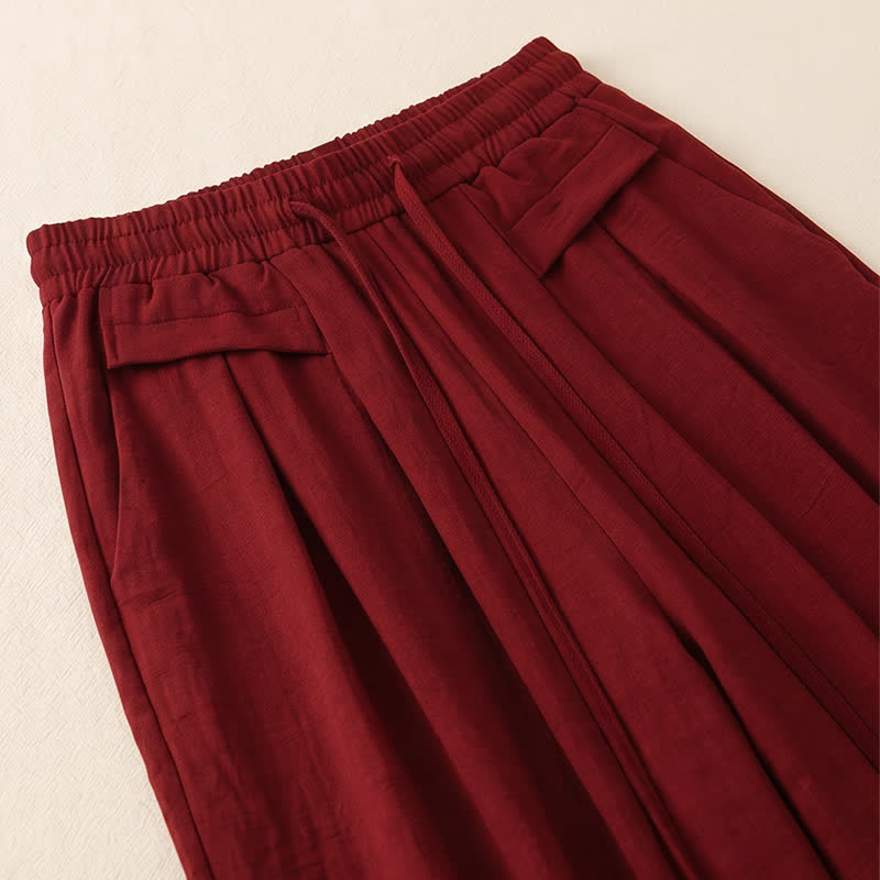 Plusock Soft Stretch Wide Leg Casual Pants - image 4