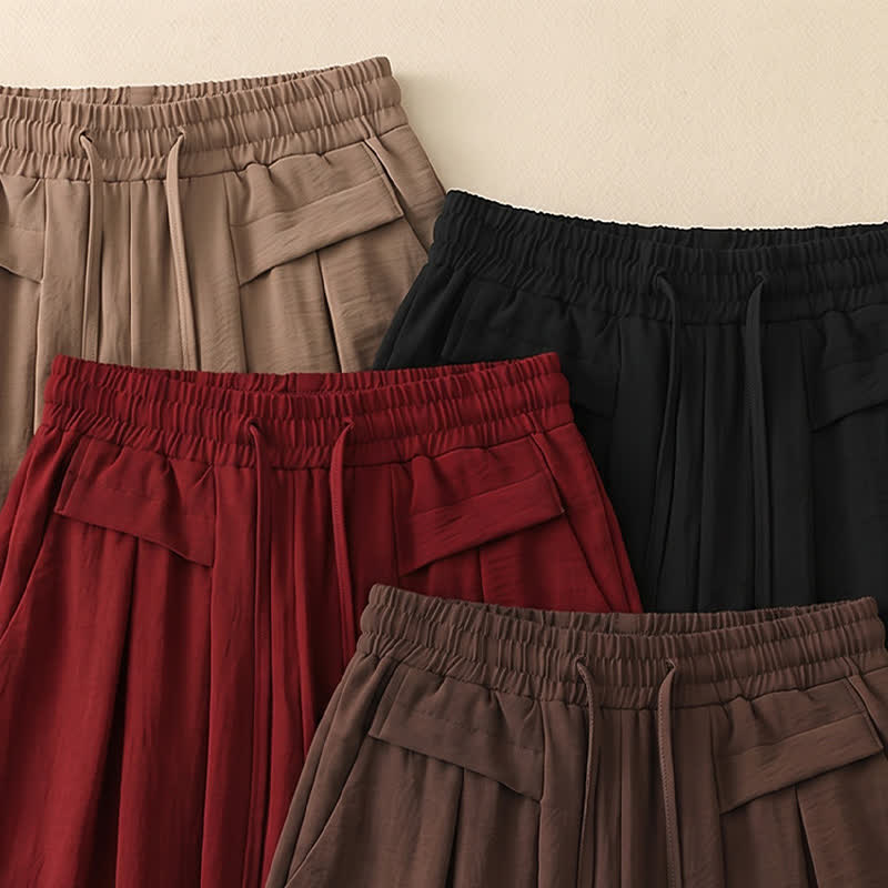 Plusock Soft Stretch Wide Leg Casual Pants - image 9