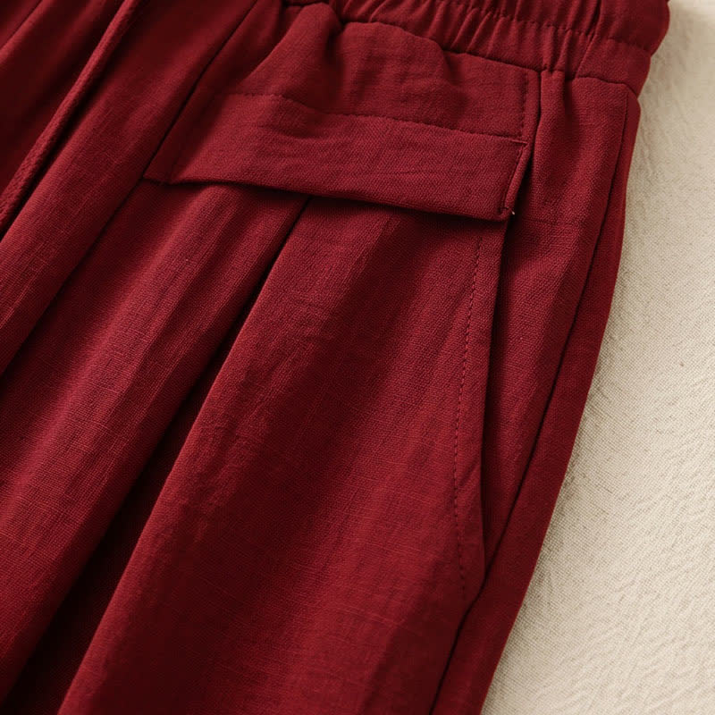 Plusock Soft Stretch Wide Leg Casual Pants - image 16