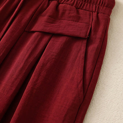 Plusock Soft Stretch Wide Leg Casual Pants - image 16