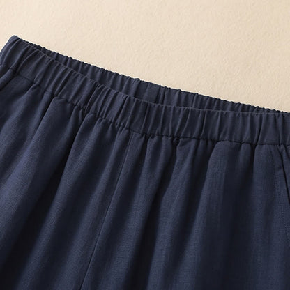 Plusock Linen Feel Wide Leg Pants - image 3
