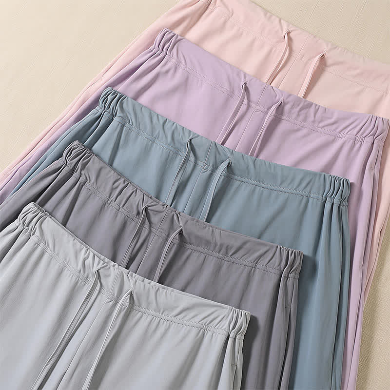 Plusock Ice Silk Drawstring Lounge Shorts - image 6