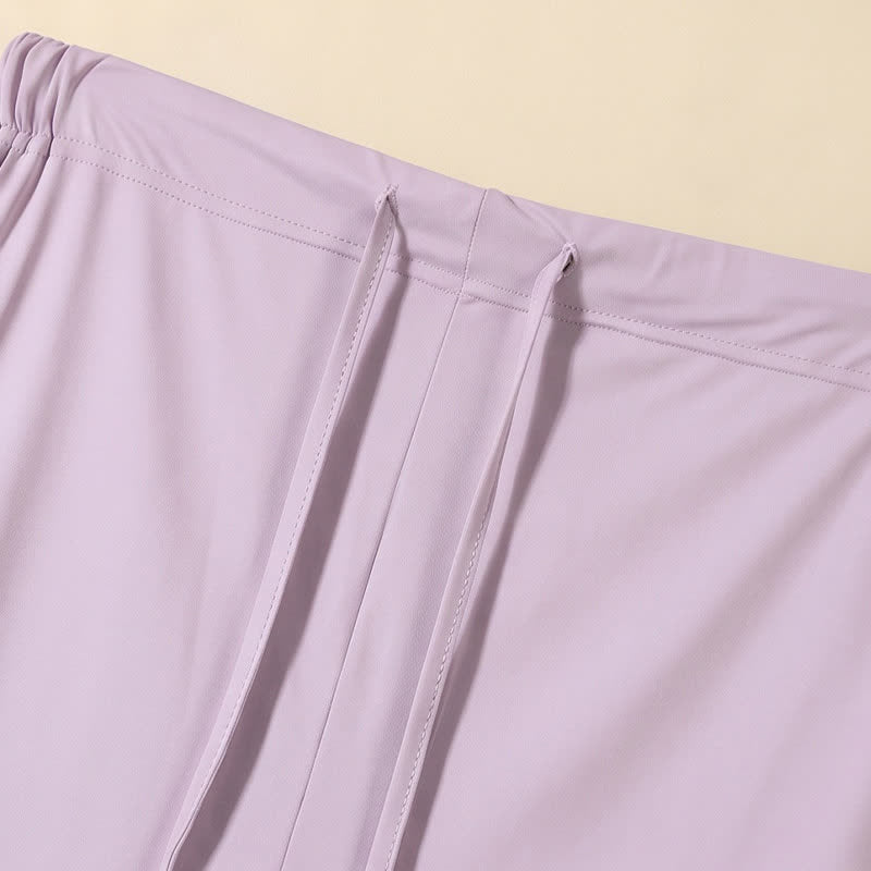 Plusock Ice Silk Drawstring Lounge Shorts - image 8