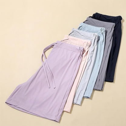 Plusock Ice Silk Drawstring Lounge Shorts - image 14
