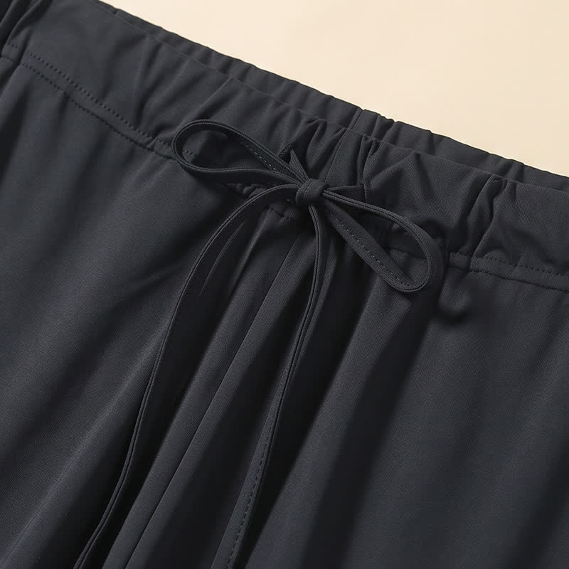 Plusock Ice Silk Drawstring Lounge Shorts - image 7
