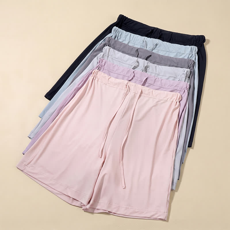 Plusock Ice Silk Drawstring Lounge Shorts - image 13