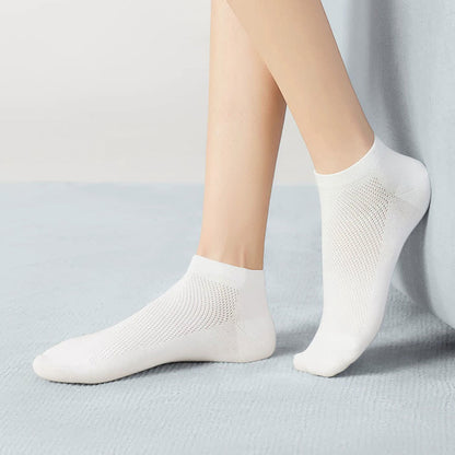 Plusock Breathable Mesh Ankle Socks(10 Pairs) - image 1