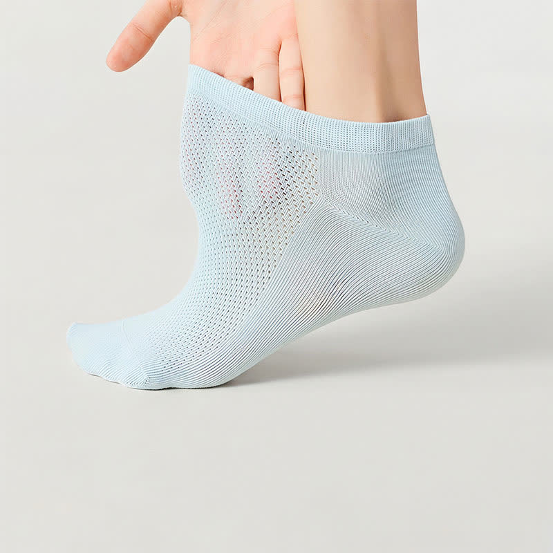 Plusock Breathable Mesh Ankle Socks(10 Pairs) - image 3