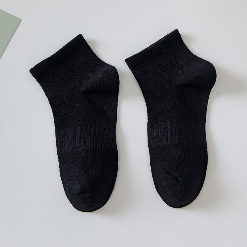 Plusock Soft Cotton Ankle Socks(7 Pairs) - Black - EU36-42(US3-8.5) - image 7