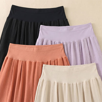 Plusock High Waist Draped Wide Leg Pants - image 7