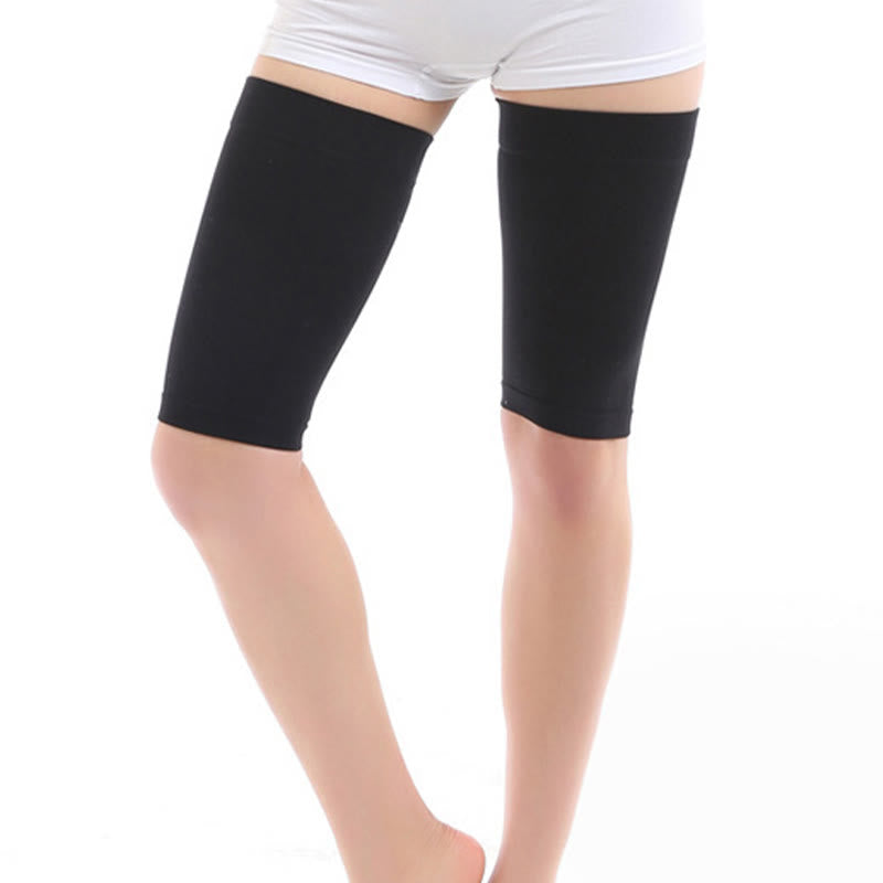 Plusock Postoperative Support Thigh Compression Sleeves - Black - 2XL - image 1