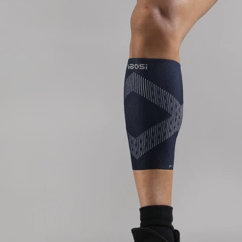 Plusock Air Mesh Compression Calf Sleeve - Navy Blue - XL - image 5