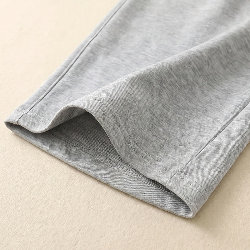 Plusock Drawstring Elastic Waist Wide Leg Lounge Pants - image 12