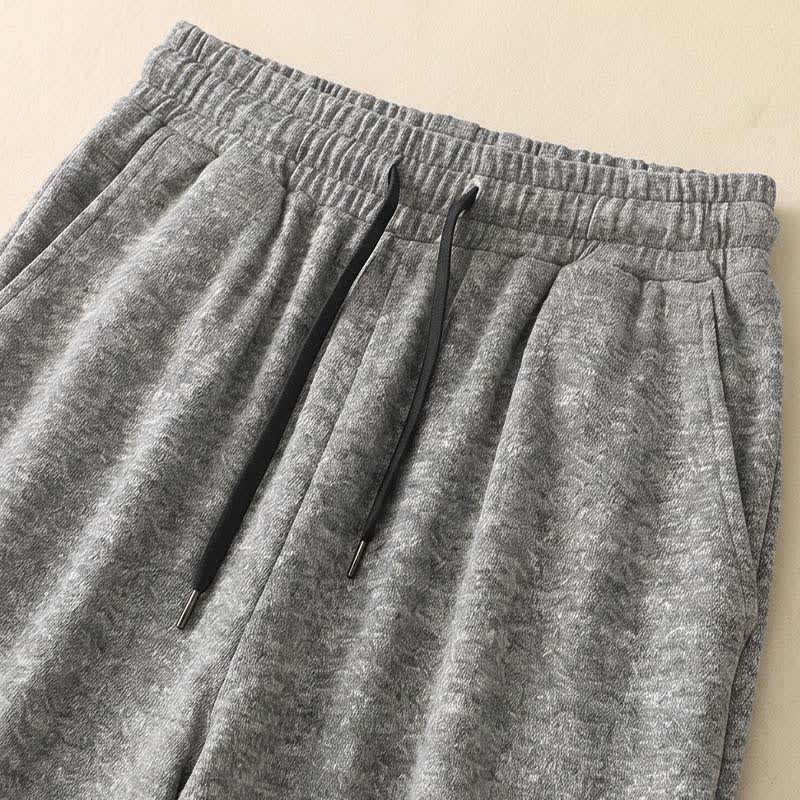 Plusock Drawstring Elastic Waist Wide Leg Lounge Pants - image 25