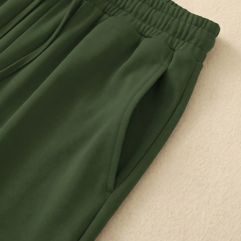 Plusock Drawstring Elastic Waist Wide Leg Lounge Pants - image 20