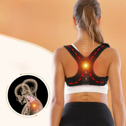 Plusock Adjustable Ergonomic Posture Corrector Brace - image 1