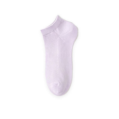 Plusock Breathable Mesh Ankle Socks(10 Pairs) - Purple - EU35-42(US2-8.5) - image 14