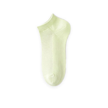 Plusock Breathable Mesh Ankle Socks(10 Pairs) - Green - EU35-42(US2-8.5) - image 13