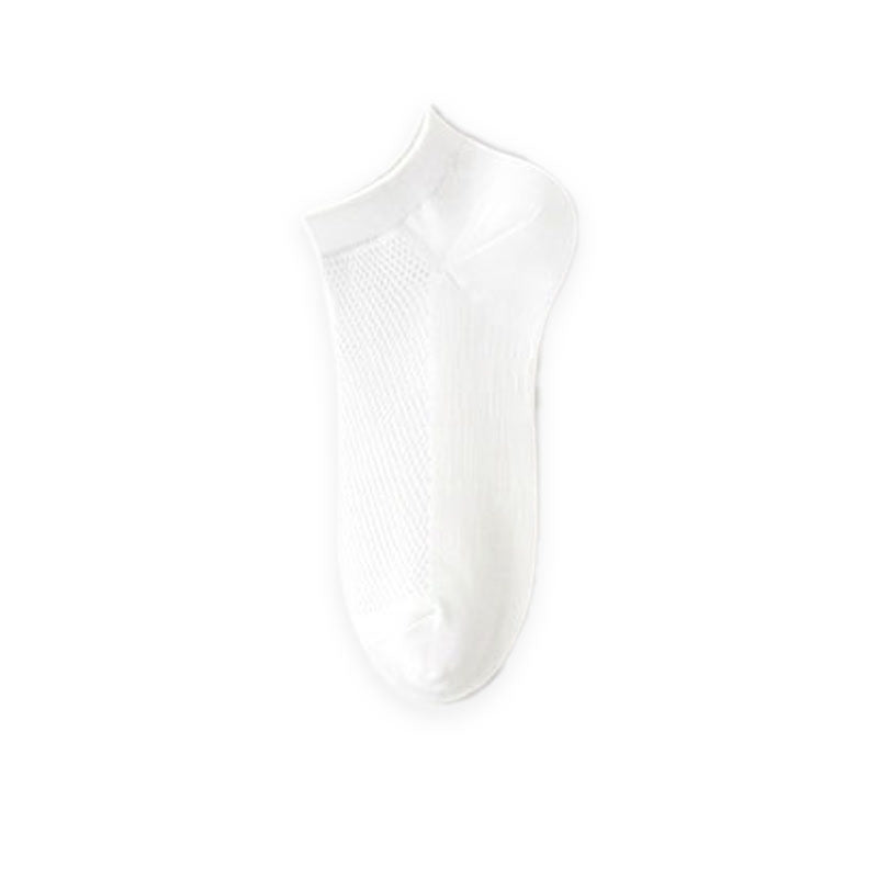 Plusock Breathable Mesh Ankle Socks(10 Pairs) - White - EU35-42(US2-8.5) - image 5