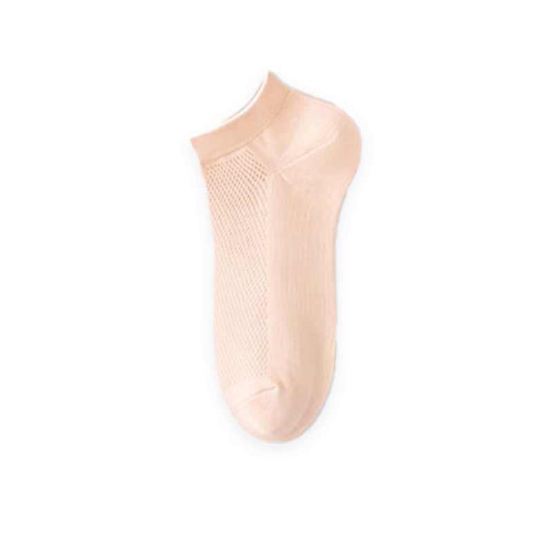 Plusock Breathable Mesh Ankle Socks(10 Pairs) - Pink - EU35-42(US2-8.5) - image 12