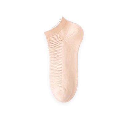 Plusock Breathable Mesh Ankle Socks(10 Pairs) - Pink - EU35-42(US2-8.5) - image 12