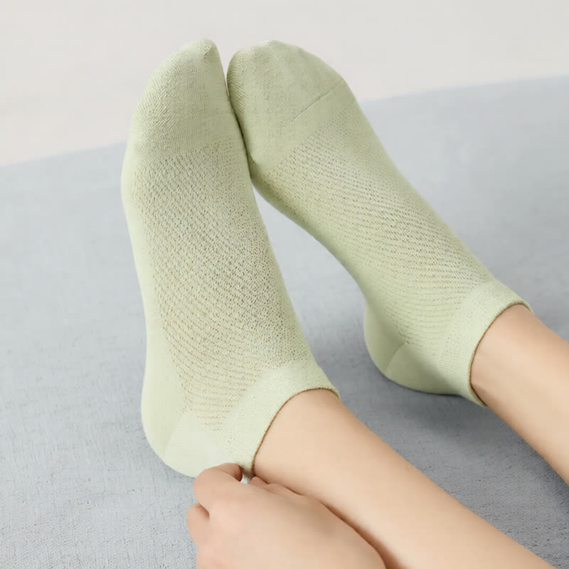 Plusock Breathable Mesh Ankle Socks(10 Pairs) - image 4