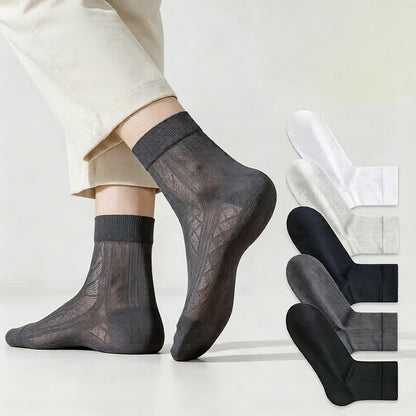 Plusock Sheer Mesh Quarter Socks(5 Pairs) - image 0
