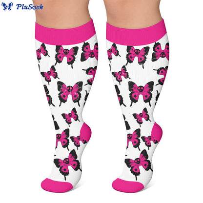 Plusock Plus Size Dark Fairy Compression Socks - image 7