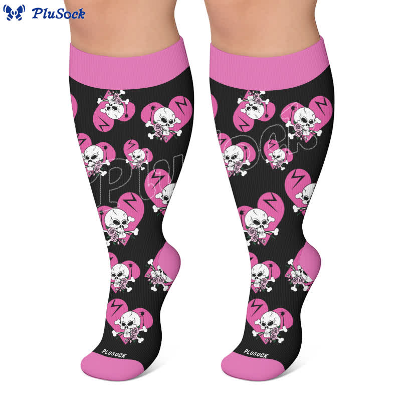 Plusock Plus Size Dark Fairy Compression Socks - image 5