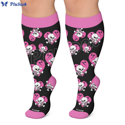 Plusock Plus Size Dark Fairy Compression Socks - image 5