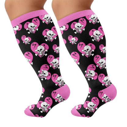 Plusock Plus Size Dark Fairy Compression Socks - image 8